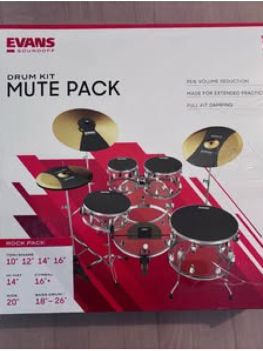 Evans Soundoff Drum Kit Mute Pack